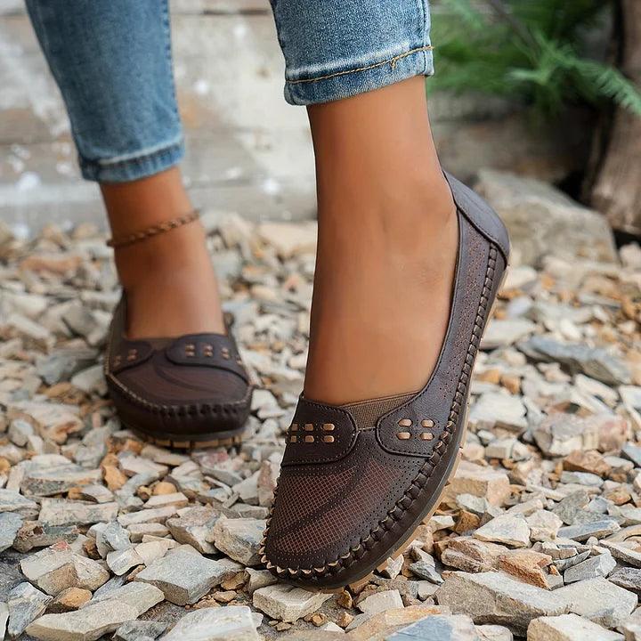 Paulette| Woman’s Stylish Orthopedic Flats arch Support