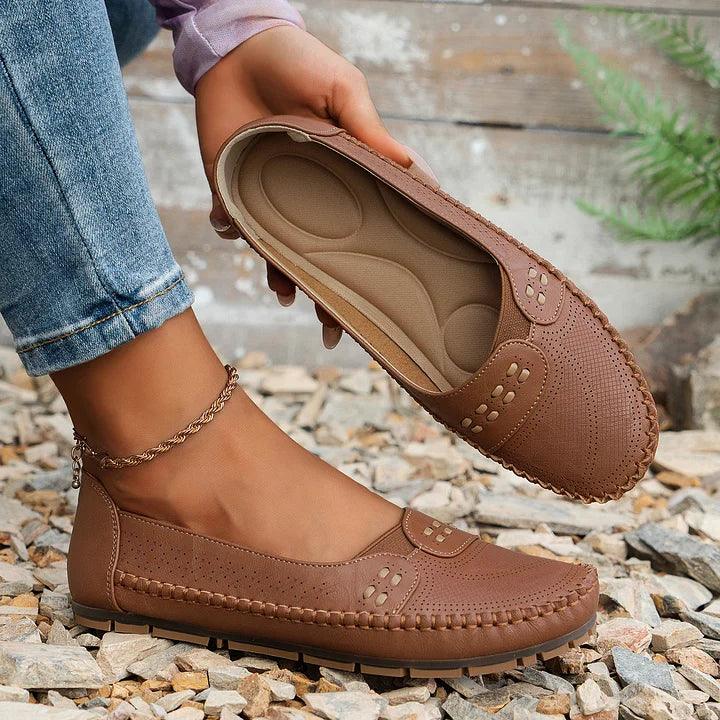 Paulette| Woman’s Stylish Orthopedic Flats arch Support