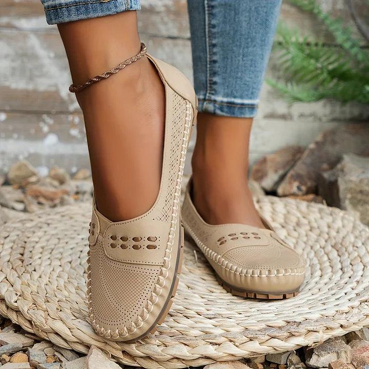 Paulette| Woman’s Stylish Orthopedic Flats arch Support