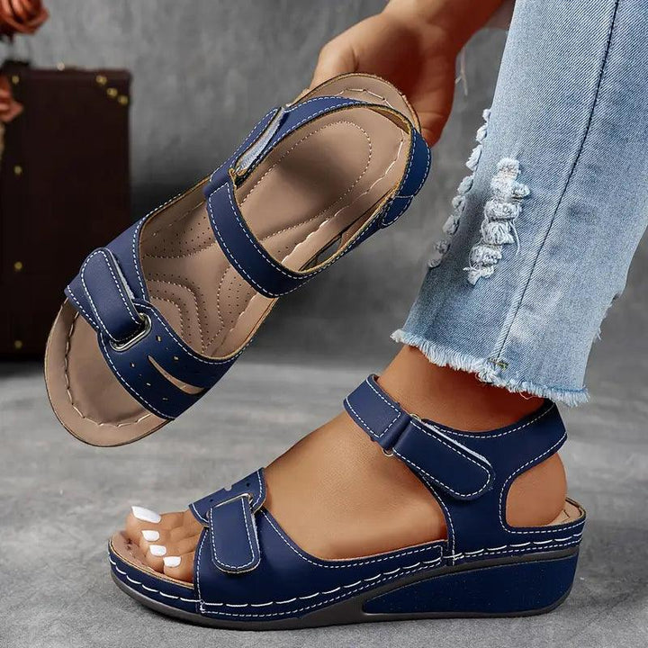 Nina| Woman’s Orthopedic Sandals with Wedge Heel