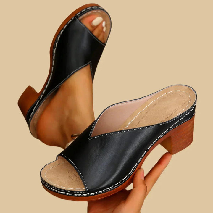 Lisa| Woman’s Orthopedic Sandals with Thick Heels