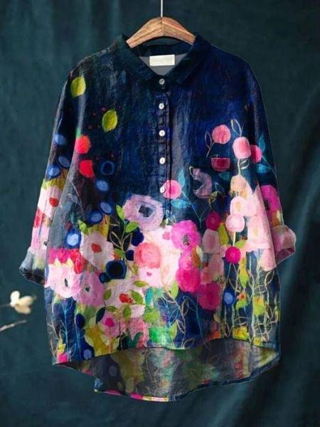 Monette| Woman’s Floral Blouse Design