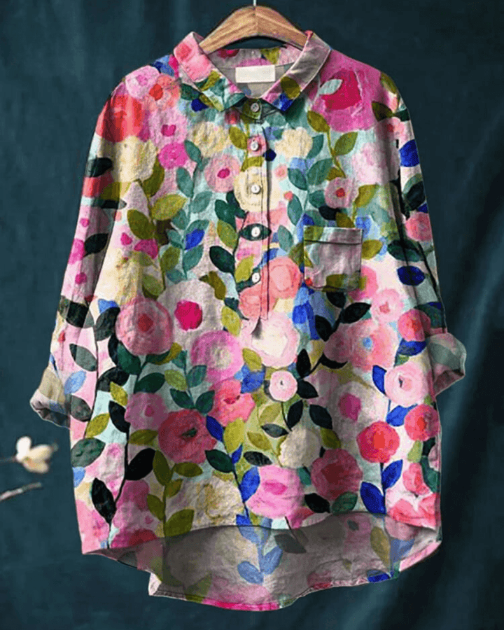 Monette| Woman’s Floral Blouse Design
