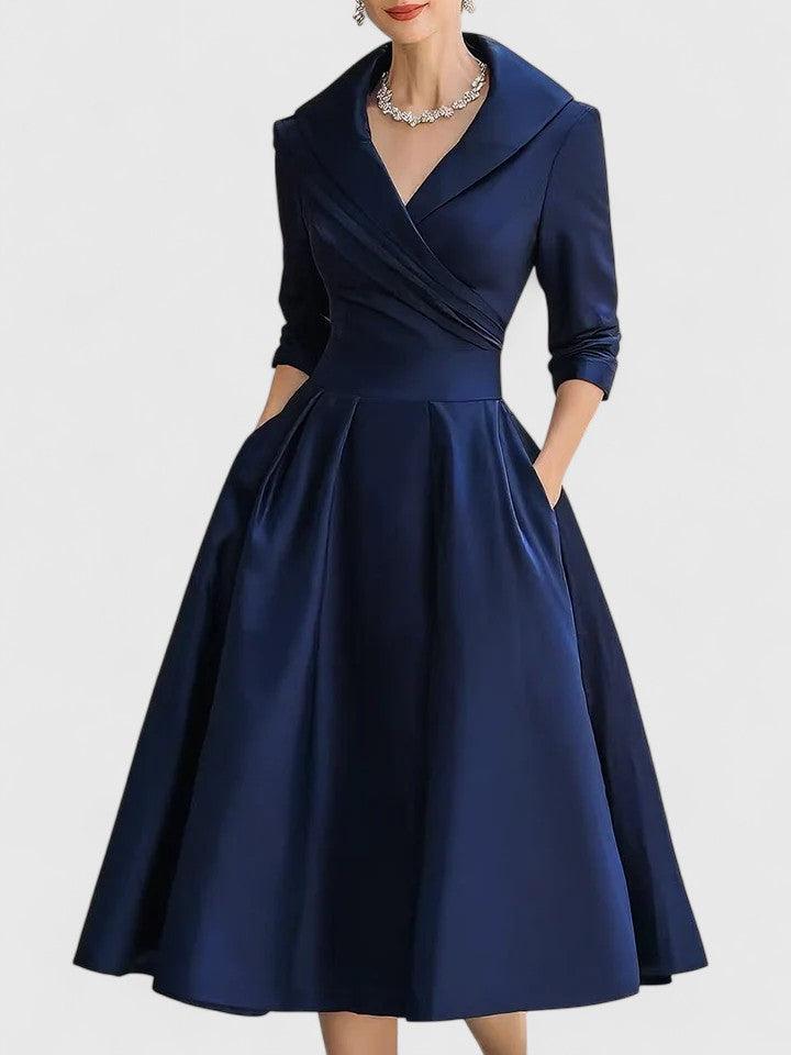 Yan | Woman’s Elegant Midi Dress Wedding Guest