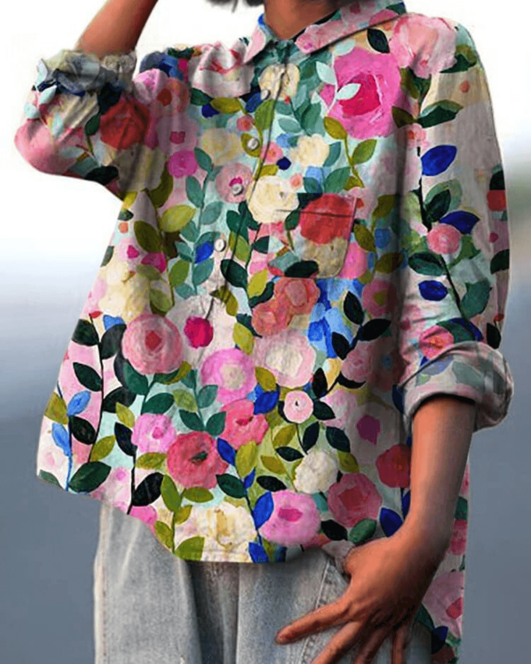 Monette| Woman’s Floral Blouse Design
