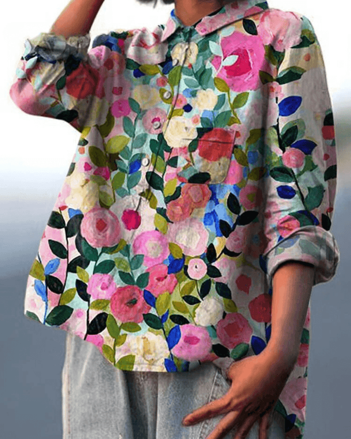 Monette| Woman’s Floral Blouse Design