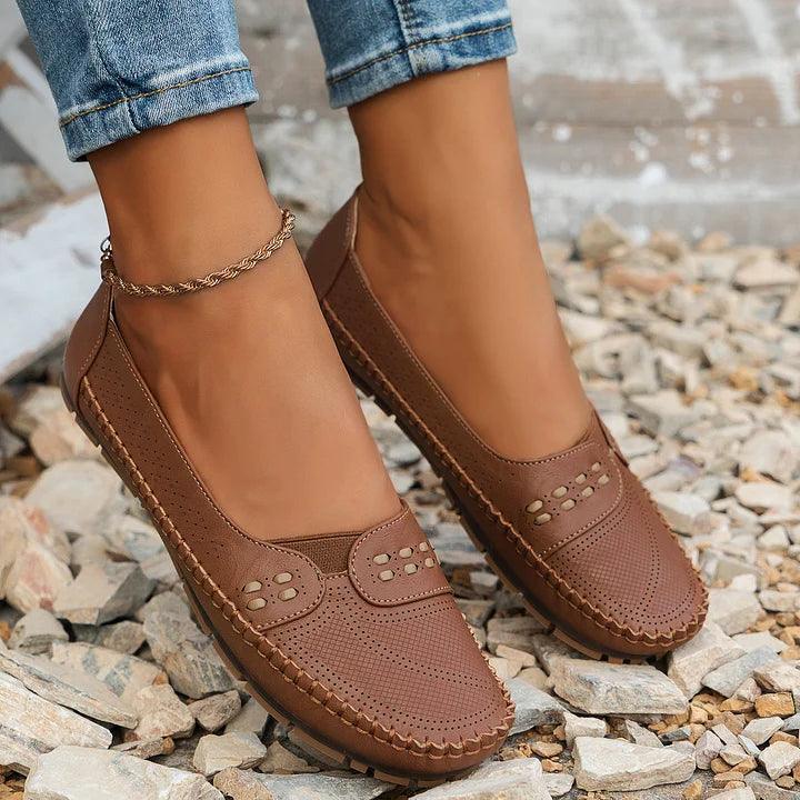 Paulette| Woman’s Stylish Orthopedic Flats arch Support