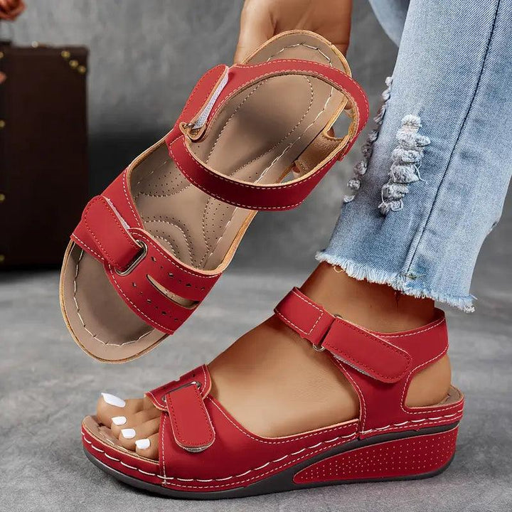 Nina| Woman’s Orthopedic Sandals with Wedge Heel