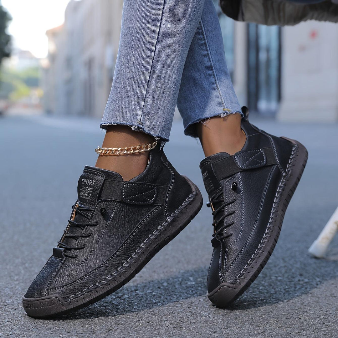Renée | Woman’s Orthopedic Comfort Pleather Everyday Sneakers