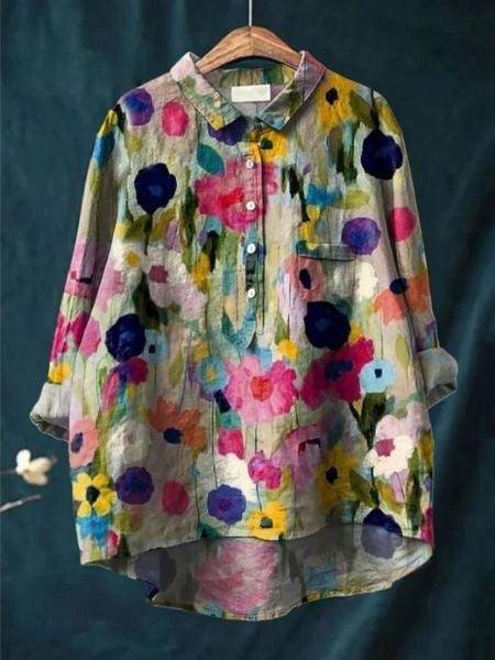 Monette| Woman’s Floral Blouse Design