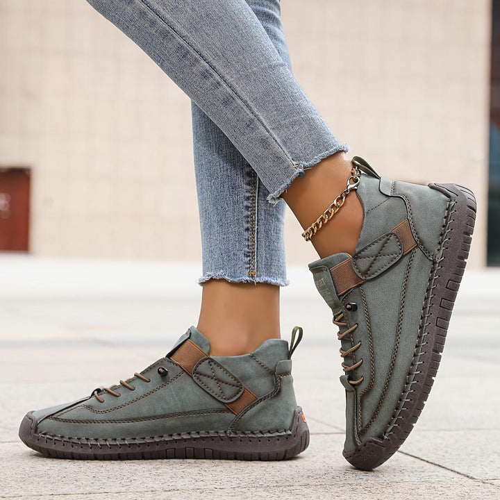 Renée | Woman’s Orthopedic Comfort Pleather Everyday Sneakers