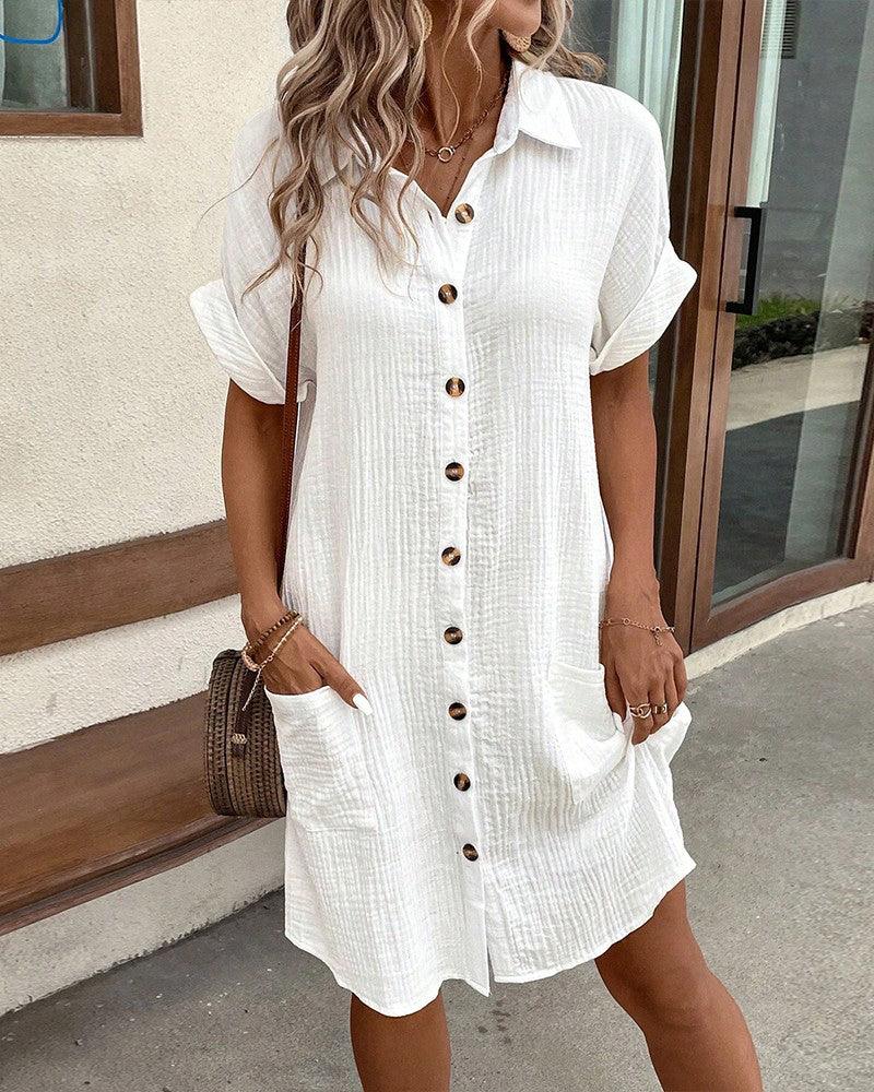 Melissa | Effortless Summer Shirt Dress for Women