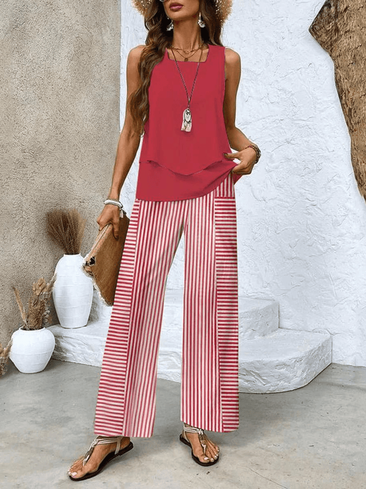 Women’s Casual Vacation Two Piece Set