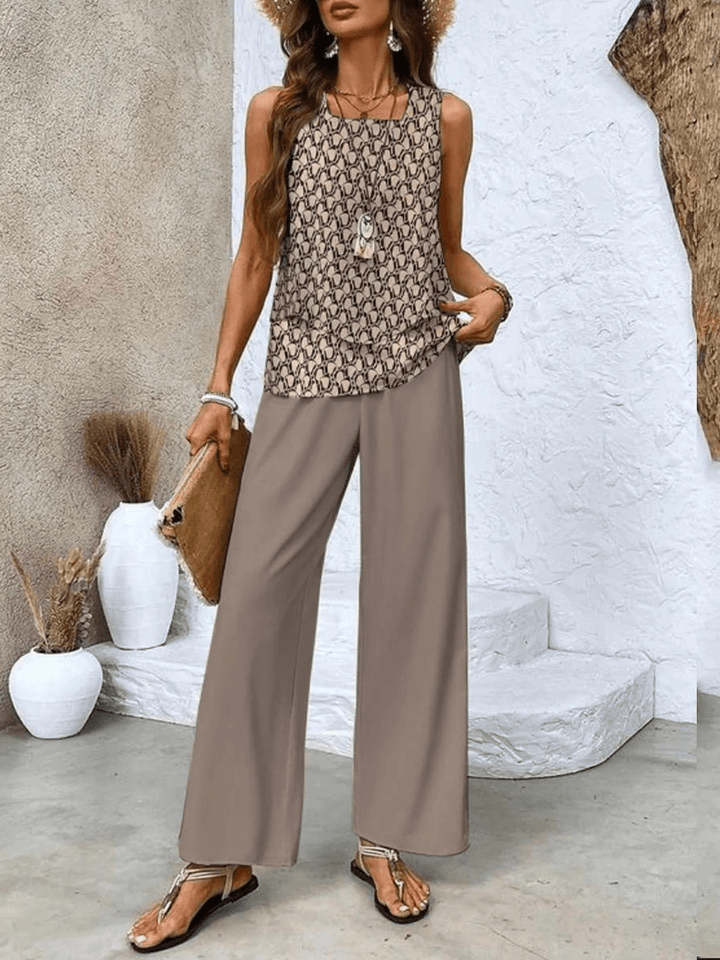 Women’s Casual Vacation Two Piece Set