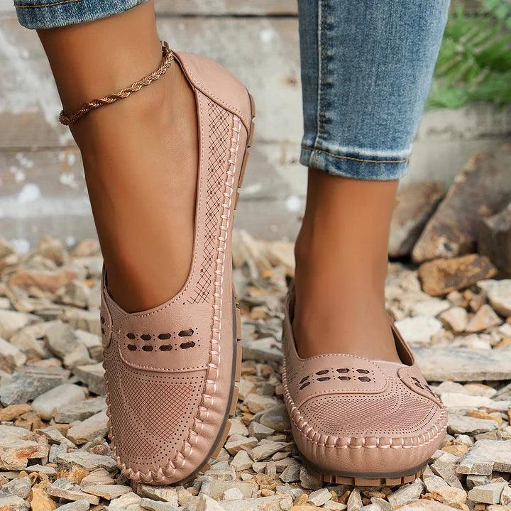 Paulette| Woman’s Stylish Orthopedic Flats arch Support