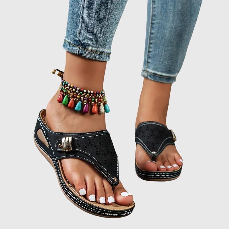 Kaylie | Woman’s Orthopedic Toe Loop Comfort Sandals