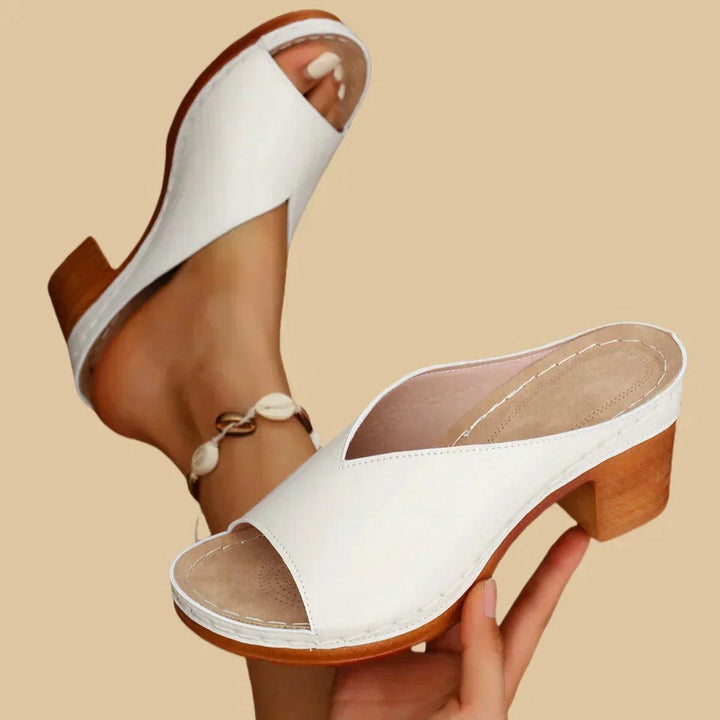 Lisa| Woman’s Orthopedic Sandals with Thick Heels