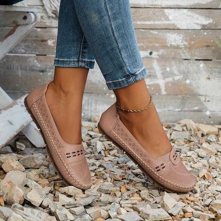Paulette| Woman’s Stylish Orthopedic Flats arch Support