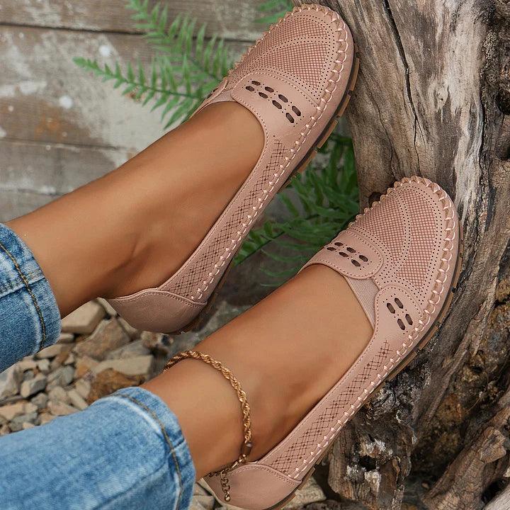 Paulette| Woman’s Stylish Orthopedic Flats arch Support