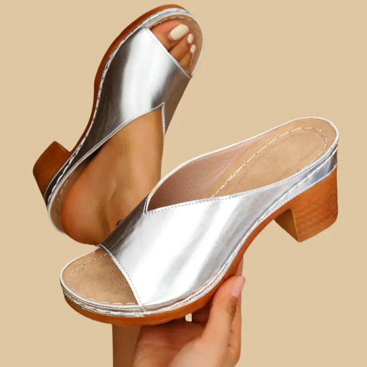 Lisa| Woman’s Orthopedic Sandals with Thick Heels