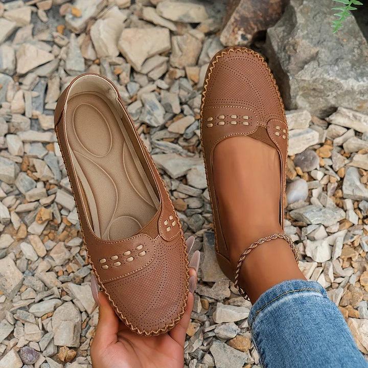 Paulette| Woman’s Stylish Orthopedic Flats arch Support