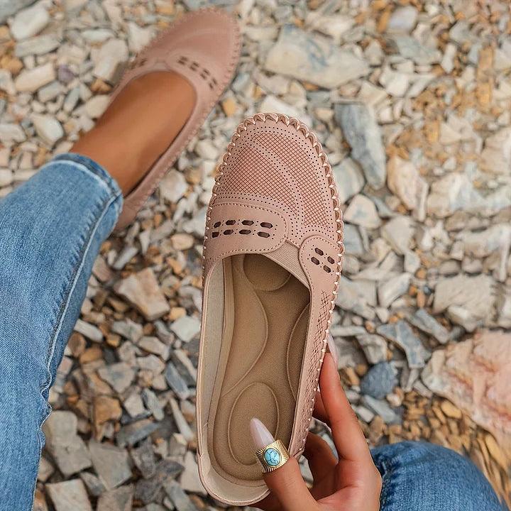 Paulette| Woman’s Stylish Orthopedic Flats arch Support