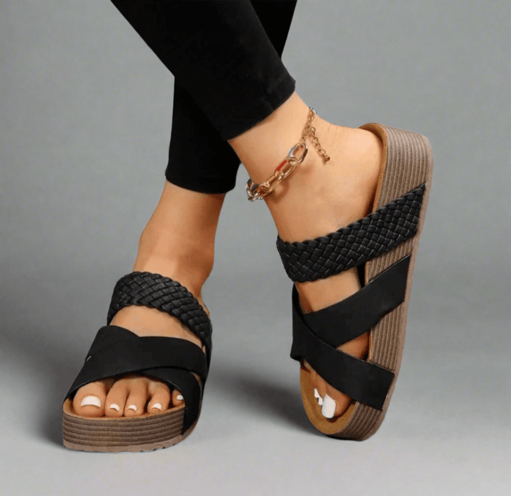 Dana | Woman’s Orthopedic Espadrilles  Sandals with Lace