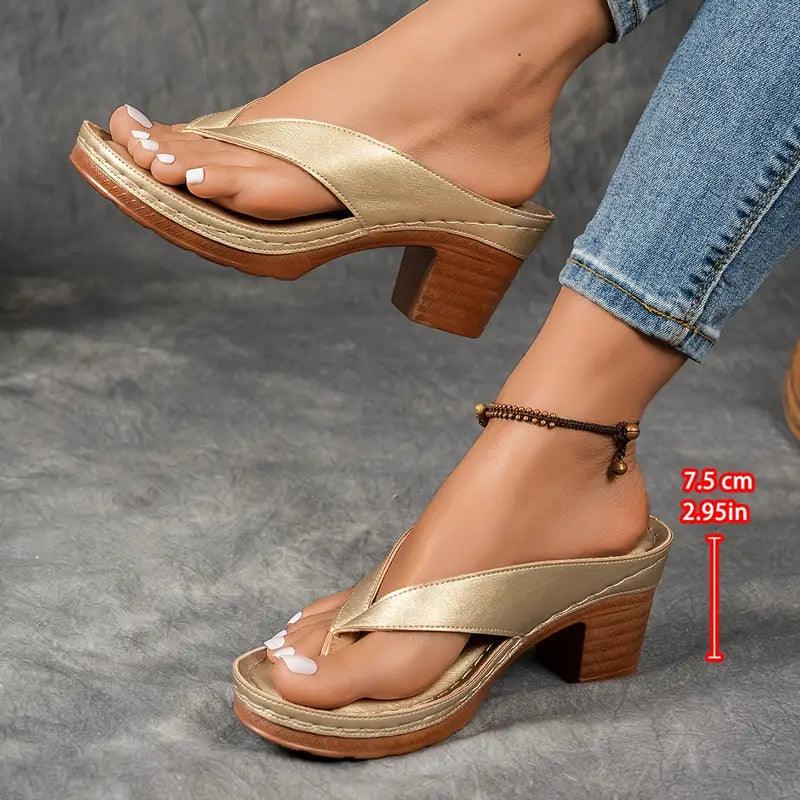 Marilyn| Woman’s Orthopedic Slippers with Wedge Heel Casual Wear