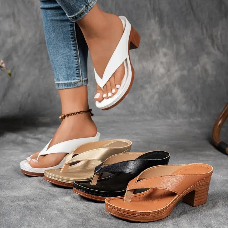 Marilyn| Woman’s Orthopedic Slippers with Wedge Heel Casual Wear