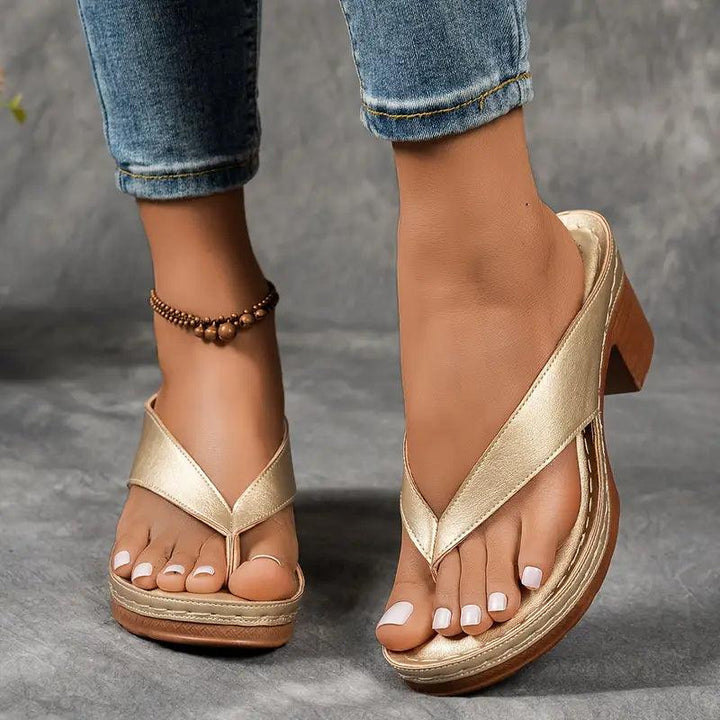 Marilyn| Woman’s Orthopedic Slippers with Wedge Heel Casual Wear