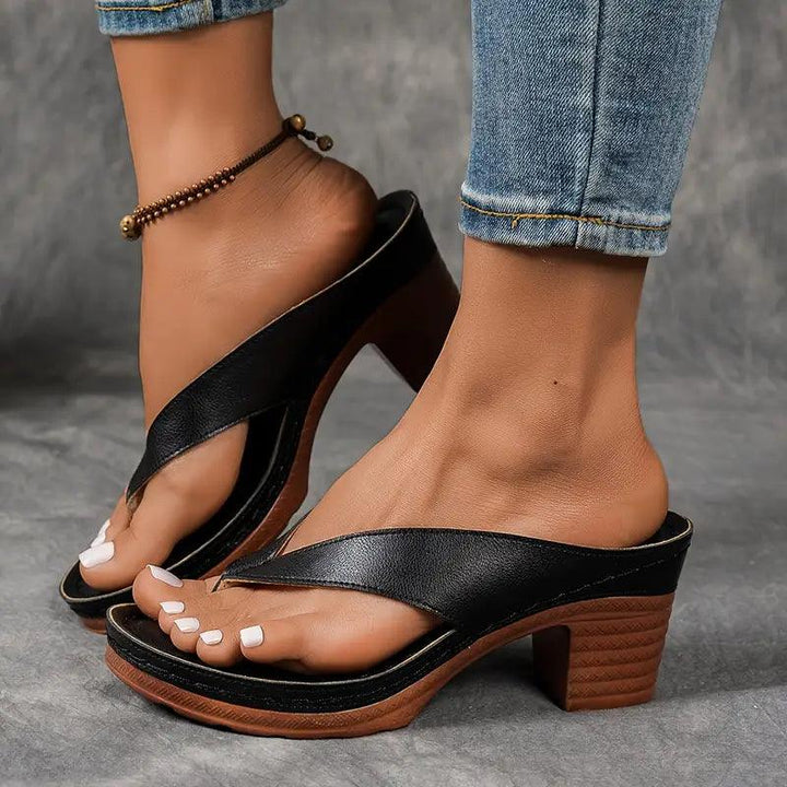 Marilyn| Woman’s Orthopedic Slippers with Wedge Heel Casual Wear