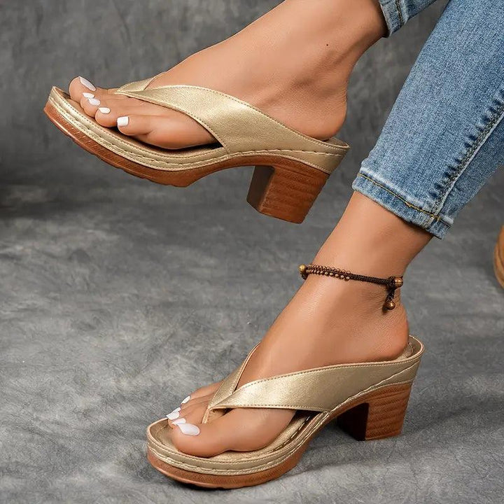 Marilyn| Woman’s Orthopedic Slippers with Wedge Heel Casual Wear