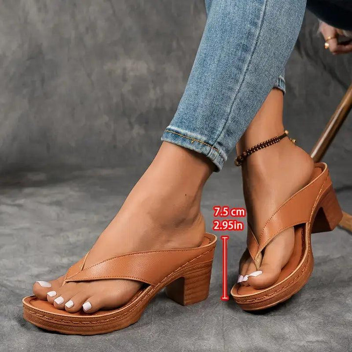 Marilyn| Woman’s Orthopedic Slippers with Wedge Heel Casual Wear