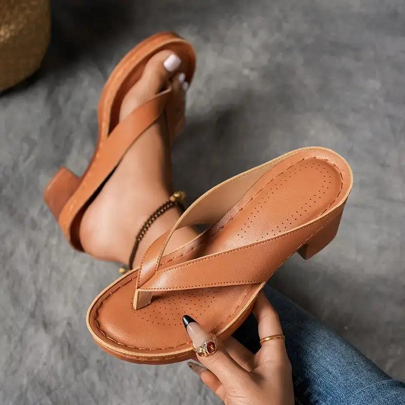 Marilyn| Woman’s Orthopedic Slippers with Wedge Heel Casual Wear