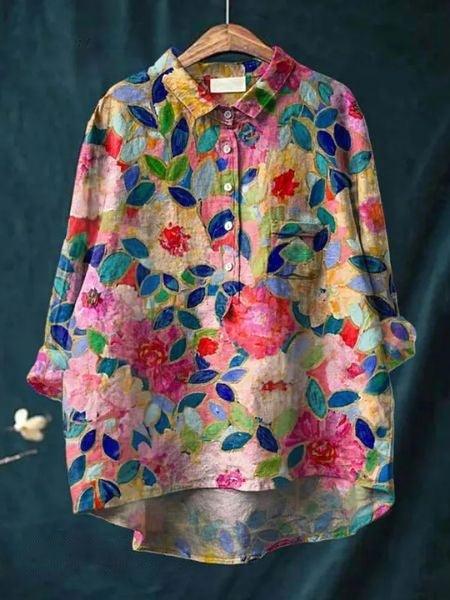 Monette| Woman’s Floral Blouse Design