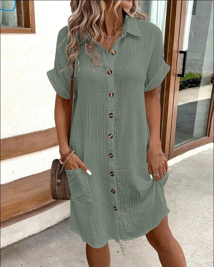 Melissa | Effortless Summer Shirt Dress for Women