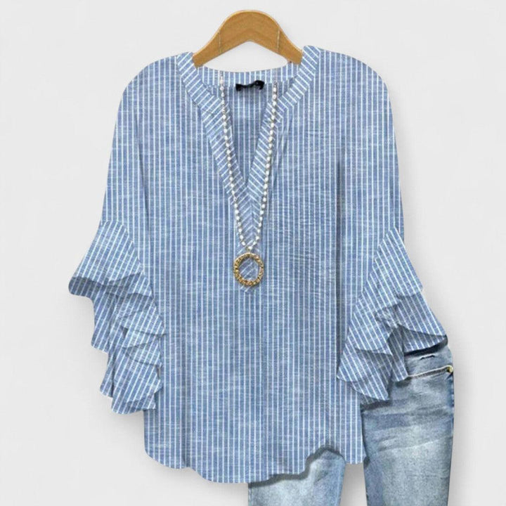 Kay | Woman’s Floral Lightweight Airy Day Blouse