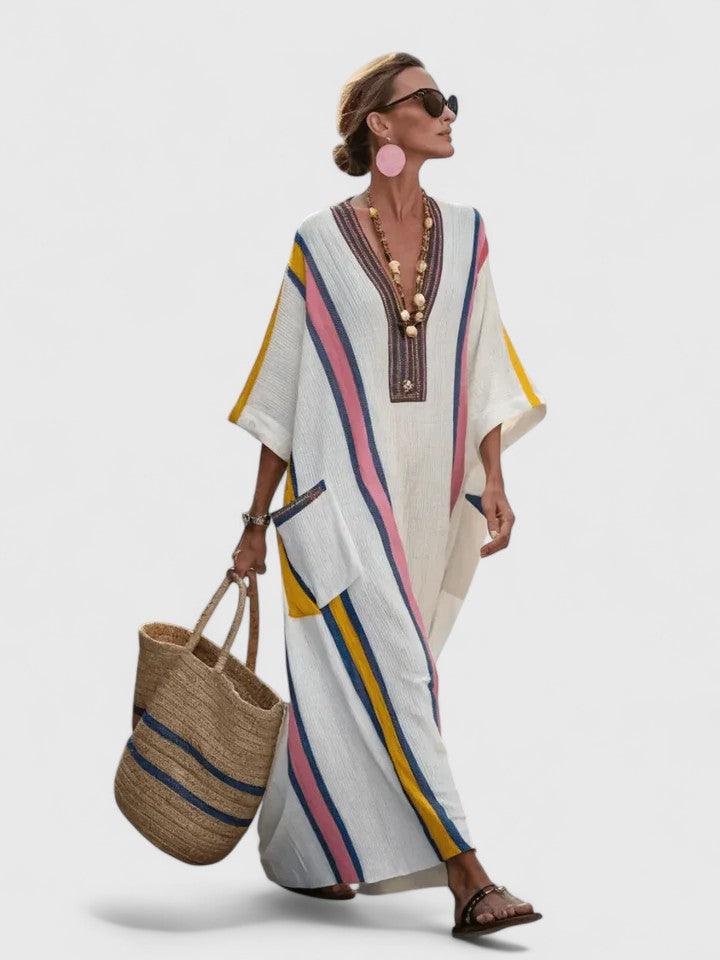 Kyvanna | Woman’s Oversized Boho Kaftan Maxi Dress
