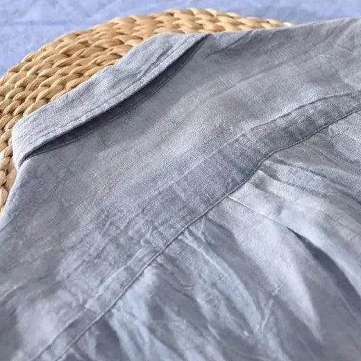 Pacific Men's Linen Short Sleeve Shirt Vacation and Casual Wear