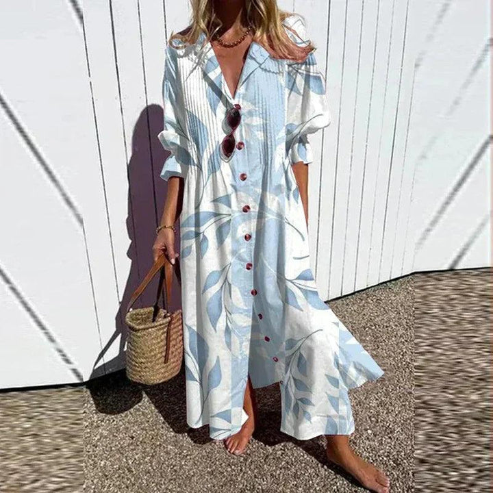 Fleuria | Women’s Boho Vacation Maxi Dress