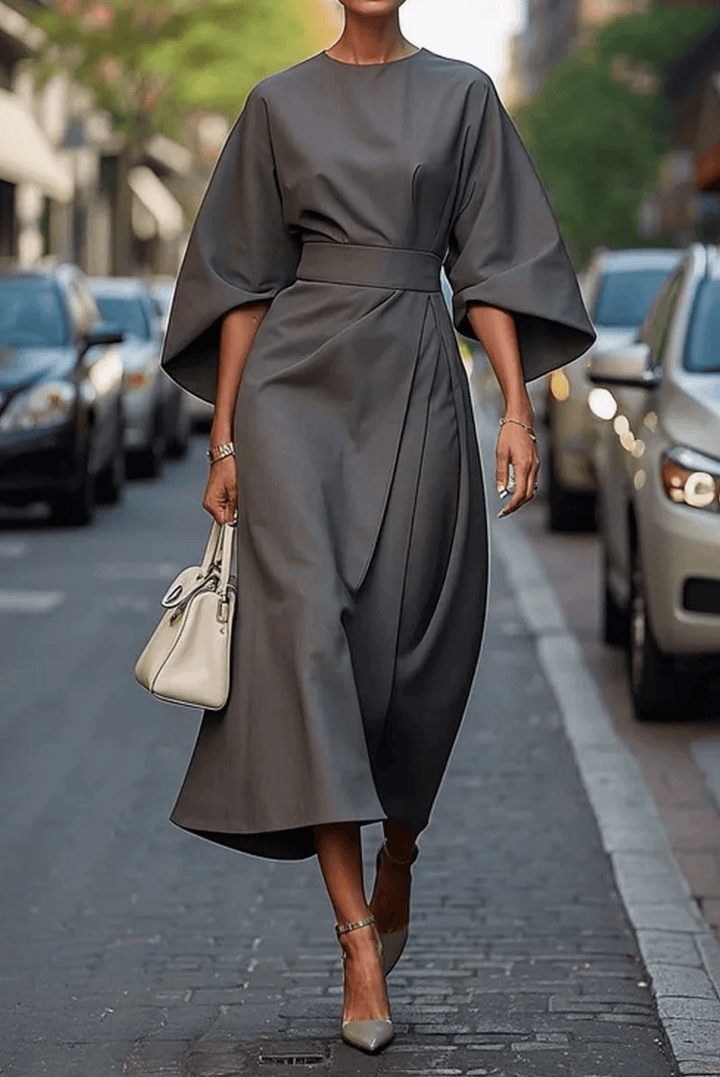 Wendy | Woman’s Elegant Lantern Sleeve Cocktail Dress
