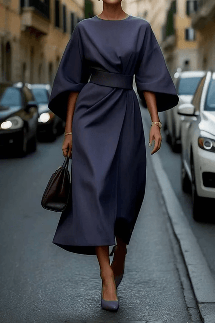 Wendy | Woman’s Elegant Lantern Sleeve Cocktail Dress