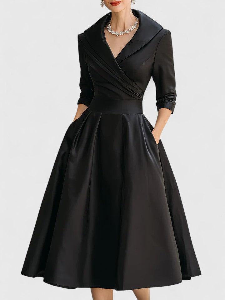 Yan | Woman’s Elegant Midi Dress Wedding Guest