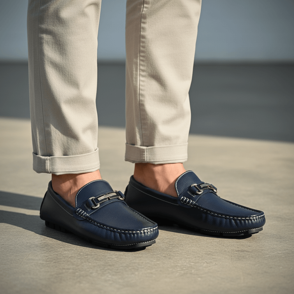 Men’s Torino Pleather Penny Loafers