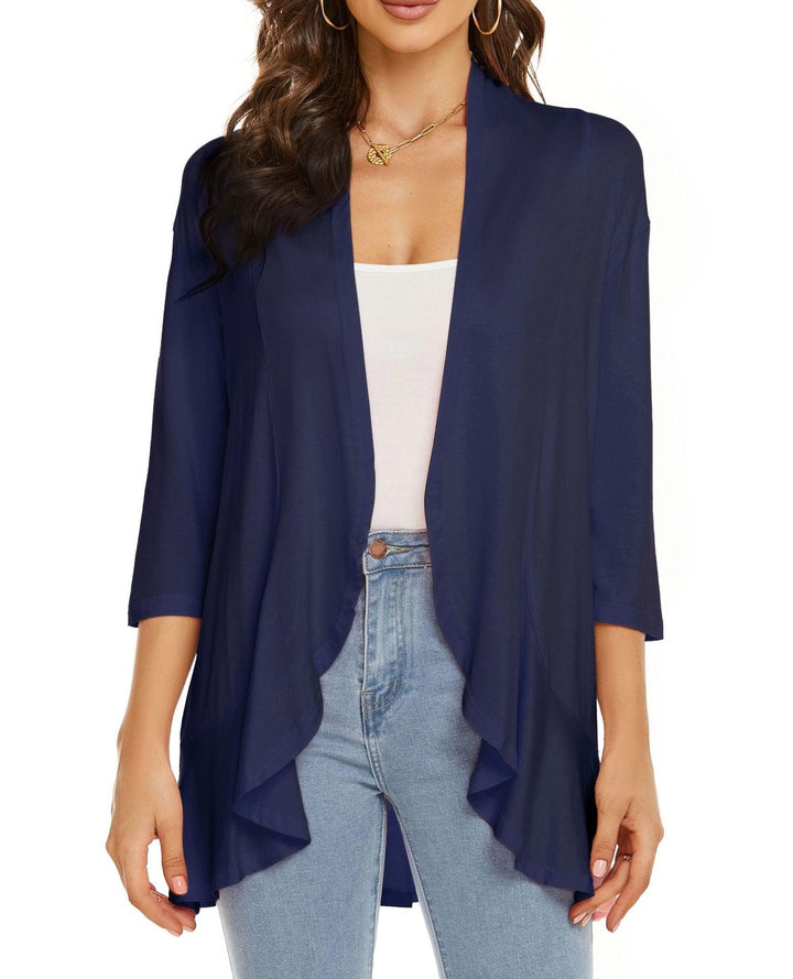 Bella | Women's Open Front Draped Cardigan