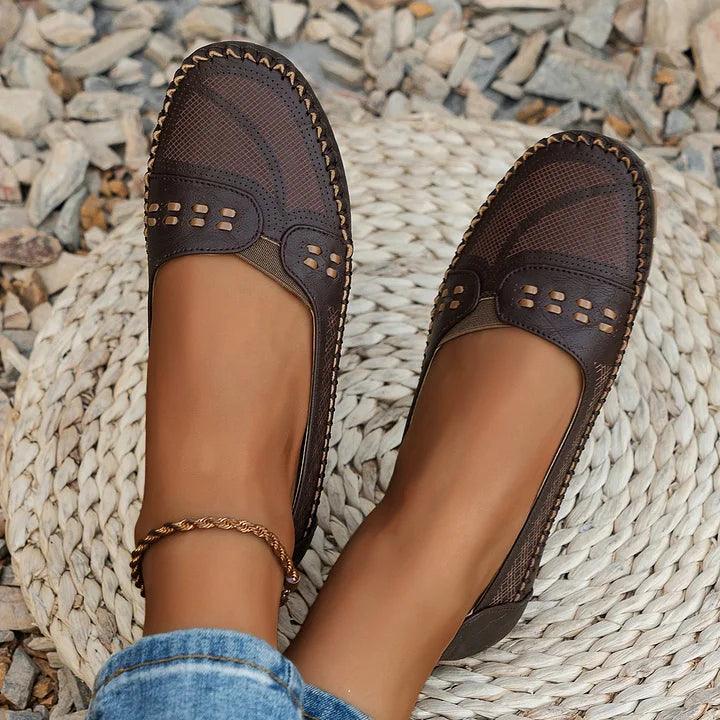 Paulette| Woman’s Stylish Orthopedic Flats arch Support