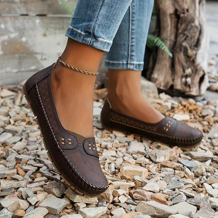 Paulette| Woman’s Stylish Orthopedic Flats arch Support