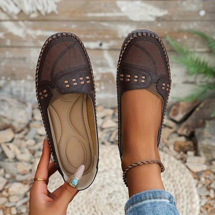 Paulette| Woman’s Stylish Orthopedic Flats arch Support