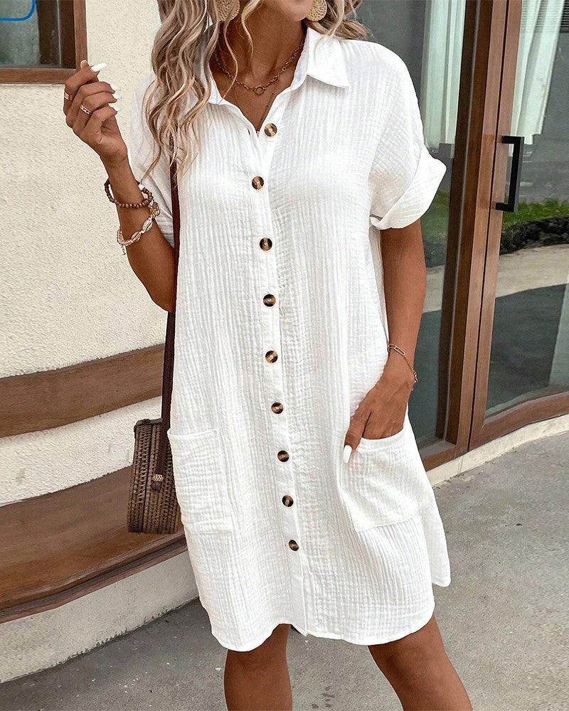 Melissa | Effortless Summer Shirt Dress for Women