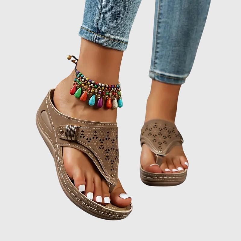 Kaylie | Woman’s Orthopedic Toe Loop Comfort Sandals